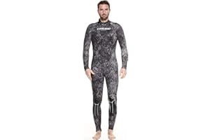 Cressi Castoro Man Traje Monopieza de Buceo Neopreno 5mm High Stretch para Hombre