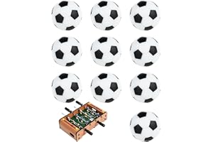 10 stycken kickerbollar – reservbollar för kickerbord och bordspartiklar, 32 mm bordsbollsbollar för barn och vuxna, robusta