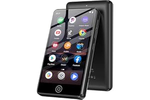 AGXOV 144GB MP3 Player with Bluetooth and WiFi,MP3 & MP4 Players with 4.02-inch Touchscree and Speaker,Spotify Music Players with Pandora,Audible,Amazon Music,Spotify,Play Store,up to 512GB