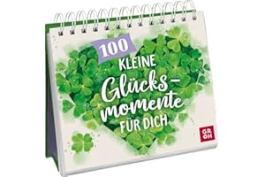 100 kleine Glücksmomente für dich: Kleiner Spiralaufsteller mit liebevollen Sprüchen und stimmungsvollen Fotos. Das perfekte Geschenk!