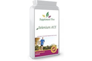 SUPPLEMENT TREE Selenium ACE 365 Tablets | One a Day Supplement with Vitamins A, C & E | Suitable for Vegans & Vegetarians | UK Manufactured GMP Guaranteed Quality