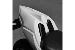 Midimttop Funda de Asiento Trasero para Ninja650 Z650,Cubierta del capó del Asiento rígido del Pasajero Joroba Replacement for Ninja 650 Z 650 2017-2021 2022 2023 2024 (Blanco)