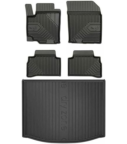 Tapis De Sol 3D TPE Pour Suzuki SX4 S-Cross All Grip Hybrid - Noir - Protection Antidérapante