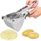 Brevanza Schiacciapatate Acciaio Inox Professionale, Schiaccia Patate in Acciaio, Schiaccia Patate per Pure, Potato Ricer in 