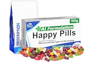 ATCOTAB Funny Rude Joke Tablets Pill Box Prank Includes Jelly Beans Christmas Happy Sweets Unusual Gift for Men Secret Santa April Fools Day Birthday Gifts Women Dad Boyfriend