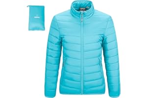 Outdoor Ventures Giacca trapuntata da donna, leggera, calda, per le mezze stagioni, imbottita, morbida, trapuntata, per il tempo libero, le escursioni, i viaggi, le attività all'aperto