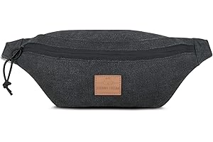 JOHNNY URBAN Riñonera Hombre y Mujer - Toni - Ropa Mujer Bandoleras Hombre - Bolsa de Cintura para Festivales, Deportes y Viaje - Repelente al Agua