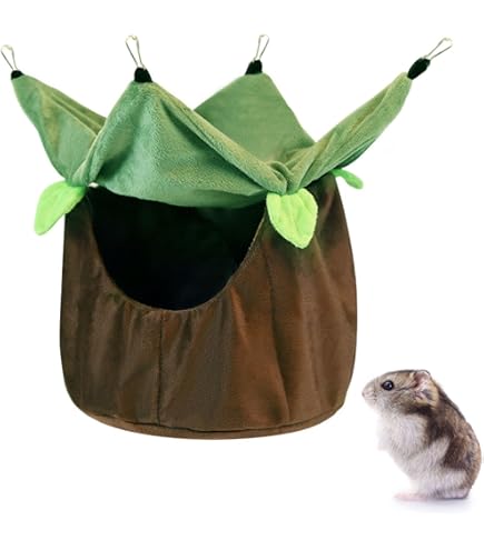 Jongyumo Hamster Hängematte - Bequemer Schlafplatz Für Käfig Mit Rutschfesten Haken