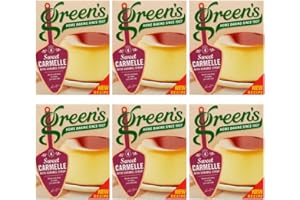 HAMPERLY GIFTS Sweet Dessert Bundle Containing Greens Sweet Carmelle with Caramel Syrup 70g (6 Pack)