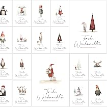 36 biglietti di Natale ecologici per Doodle di Natale realizzati in carta r 36 biglietti di Natale ecologici per Doodle di Natale realizzati in carta r