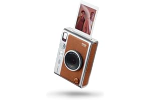 instax Mini Evo Marron Appareil Photo et imprimante avec écran LCD de 2,7 Pouces, 10 Effets d'objectif et 10 Effets de Film
