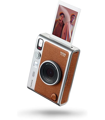 instax Fujifilm Mini 90 Neo Classic Instant Camera Light Brown