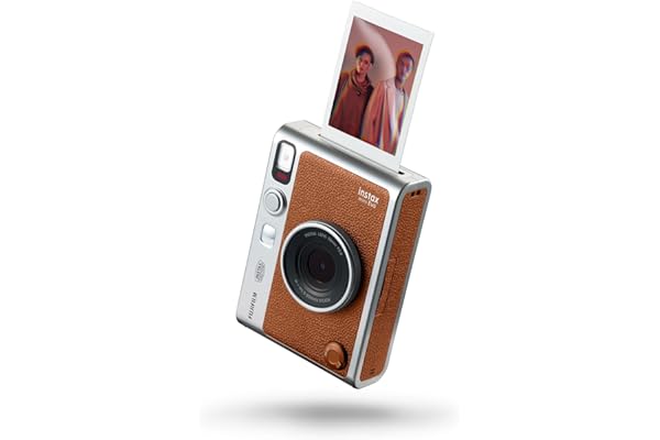 instax Mini Evo Marron Appareil Photo et imprimante avec écran LCD de 2,7 Pouces, 10 Effets d'objectif et 10 Effets de Film