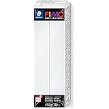 Staedtler Fimo Soft White Oven Bake Modelling Clay - 56g Polymer Clay Block For Crafts