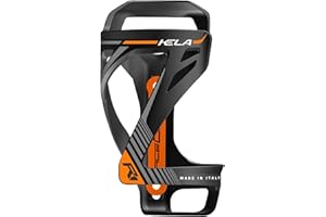 RACEONE Portabidón Kela Salida Lateral, Negro/Naranja