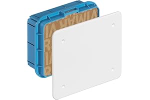 VIMAR Scatola Derivazione Incasso Con Coperchio Bianco E Viti, Dimensioni scatola 118x142x55.3