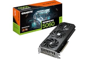 Gigabyte GeForce RTX 5060 Gaming OC 8G Carte Graphique - 8GB GDDR7, 128bit, PCI-E 5.0, 2595 MHz Fréquence du cœur, 3 x DisplayPort, 1 x HDMI, GV-N5060GAMING OC-8GD
