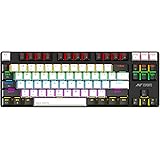Ant Esports MK4500 Pro TKL, with 80% Mechanical Keyboard, 2.4G/BT5.0/Wired, Wireless Bluetooth Mechanical Keyboard 87 Keys, G