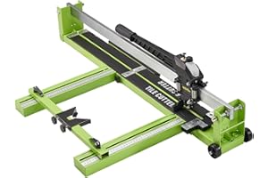 VEVOR Coupe Carreaux Manuel à Roulettes, 800MM, Coupe-carrelage Professionnel avec Règle Molette | Poignée Réglable | Positionnement Infrarouge| pour Couper Les Carreaux Les Matériaux en Pierre