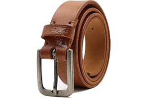 Deneau London Genuine Leather Belt for Women, Handmade for Jeans and Casual Wear, Luxury Gift Box, Fashionable Vintage