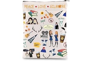 KEYCHIN Gilmore - Funda protectora para libros de Lorelai y Rory para fanáticos de Lorelai y Rory, regalo de paz y amor de Luke, para Bookworm (Gilmor BS)