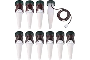 HESTYA Watering Stakes Automatic Watering System, 10 Pack Plant Self Drip Irrigation Slow Release for Indoor or Outdoor Houseplants