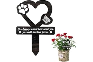 DIIWMME Placca commemorativa per cani, targa commemorativa per cani, impermeabile, in acrilico, per tombe, commemorativa, per giardini, prati, cortili, decorazione commemorativa (E)