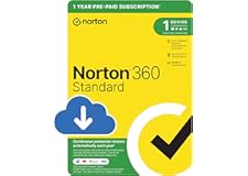 Norton 360 Standard 2023, Antivirus software for 1 Device and 1-year subscription with automatic renewal, Includes Secure VPN