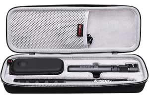 XANAD Hard Case for Insta360 X4 Insta360 X3 Action Camera and Selfie Stick Accessories