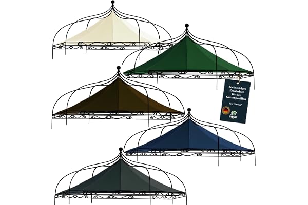 freigarten.de Toit de rechange pour pavillon Modena, à 6 angles, 320 cm, étanche, matériau : panama en PVC, souple, 370 g/m², ultra résistant, modèle 8