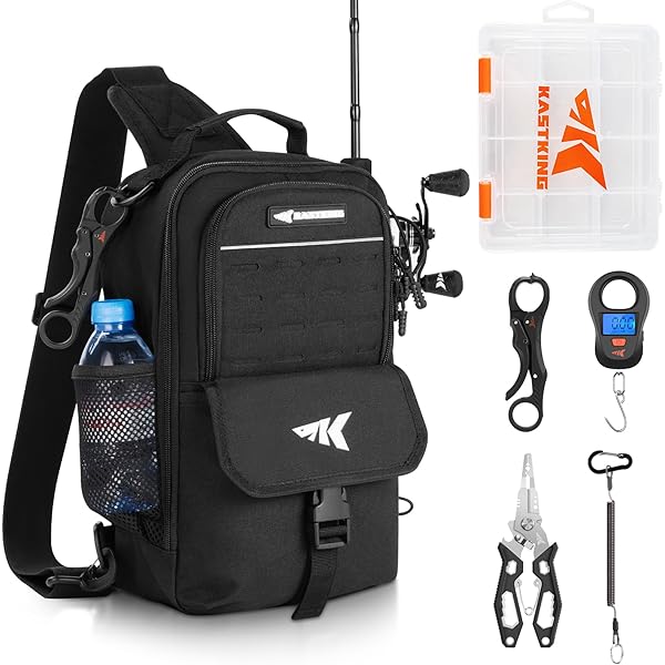 Tackle Bag Multifunctional With Rod Holder Water-Resistant