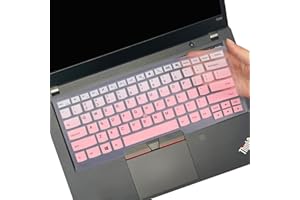 MUBUY-GOL Tastatur-Abdeckung für Lenovo ThinkPad 14 Zoll E480 E485 E490 E475 E470 E470c, T460(s) T470(s) T480(s) T490/S T495(S), L390 L460 L470 480 3. Thinkpad A475 A485 (5,6 cm, 5,6 cm), Pink