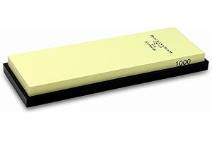 Grunwerg Rockingham Forge SUPERSHARP kamień szlifierski, ziarnistość 1000, antypoślizgowa podstawa, 18 x 6 x 2 cm - średnia, jasnoniebiesko-czarna