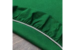 GLHOME Idee per la casa Mollettone Salvatavolo Copritavolo Panno AntiGraffio Verde da Poker - Verde - 135 Rotondo