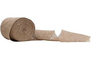 Windhager Winter Busta di iuta Tessuto di juta Nastro di juta Nastro da juta Nastro decorativo, 10 cm x 25 m, naturale, 06439