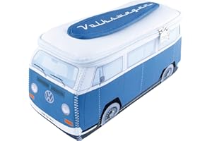 BRISA VW Collection - Volkswagen Combi Bus T2 Camper Van 3D Trousse de Maquillage en Néoprène, Sac à cosmétiques, Nécessaire de Toilette/Culture, Étui de Voyage, Universel, Lunch-Box, Porte-Crayon