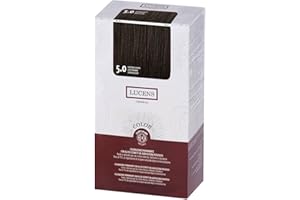 LUCENS UMBRIA Lucens 5.0 Castano Chiaro - Kit Colorazione Capelli Permanente Senza Ammoniaca Con Oli ed Estratti da Agricoltura Biologica