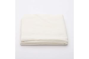 LinenMe Leinen Bettwäsche Aus Weiß 180x275 cm - Bettlaken ohne Gummizug - Leintuch 100% Leinen, Hergestellt in Litauen