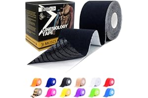 SOONGO Kinesiologie Tape Physio Muskeln Wasserfest Sport Tape Elastische Bandage Gute Hypoallergen
