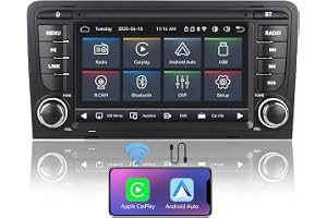 Linux Bilradio Snabbstart för Audi A3 S3 RS3 8P 2003–2012 Trådlös CarPlay/Android Auto/Bluetooth/FM/AM/RDS/USB