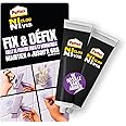 Pattex Colle Ni Clou Ni Vis Fix & Défix (2 tubes de 44 g) – Colle de fixation forte et démontable avec maintien jusqu'à 6 kg 