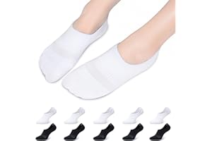 Falechay 10 Paires Chaussettes Basses Femme Soquettes Invisibles Hommes Courte Socket