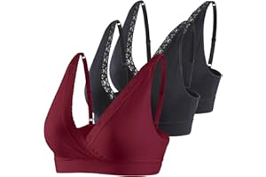 COLOMI Koronkowy biustonosz do karmienia piersią bez fiszbin do karmienia piersią bez fiszbin bawełniany biustonosz do karmienia piersią