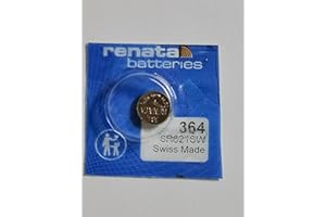 BEST PRICE SQUARE 1 x Renata 364 Watch Battery 1.55v SR621SW - Official Renata Watch Batteries