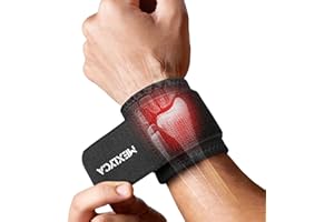 MEXLYCA Wrist Supports 2 Pack, Adjustable Compression Wrist Straps for Carpal Tunnel, Wrist Brace,Wrist Wraps, gym accessories for men and women, fitness, gym, sports protection, strength training, work