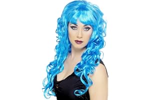 Perruque sirene bleue