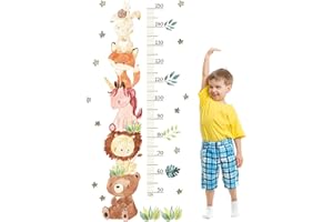 LURNODY Tetto da parete per bambini 50-150 cm, adesivo da bambino, motivo giungla, per camera da letto e soggiorno