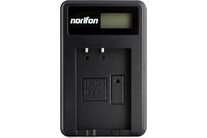 Norifon LP-E17 LCD USB-laddare för Canon Eos 750D, Eos 760D, Eos M3