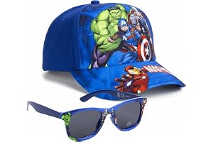 CERDÁ LIFE'S LITTLE MOMENTS | Avengers keps och solglasögon set för pojkar och flickor - Avengers glasögon och keps modern och robust stil