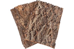 Garneck Korkrinde Rückwand Für Terrarium 30 * 20cm - 2 Stück - Natürliche Baumrindenoptik Ideale Kletterfläche Für Reptilien Wie Gecko Bartagame Und Schildkröten